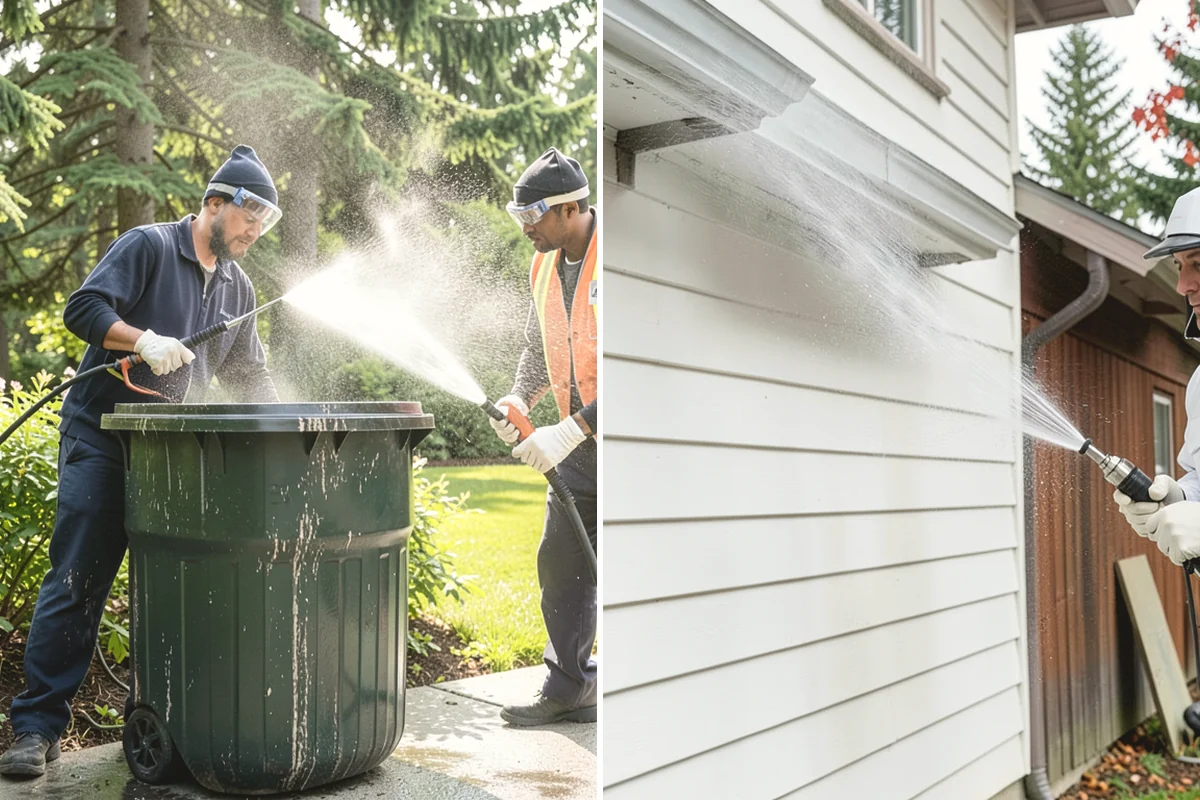 Annual Maintenance Washing in University Place, Pierce County, WA - Review the property and note recurring problem areas