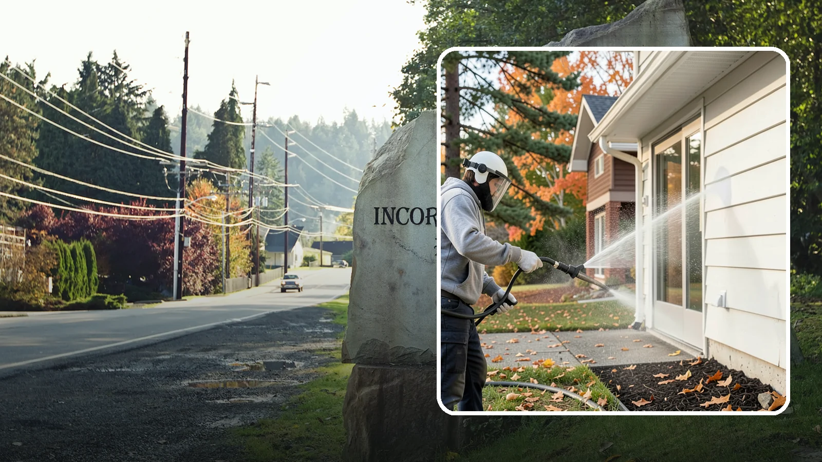 Annual Maintenance Washing in Wilkeson, Pierce County, WA - Annual maintenance washing keeps your entire exterior on a once-a-year schedule so grime never gets a chance to build into...