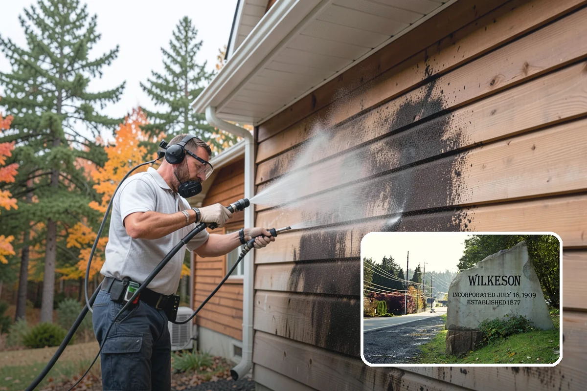 Annual Maintenance Washing in Wilkeson, Pierce County, WA - Prevents light buildup from turning into set-in staining
