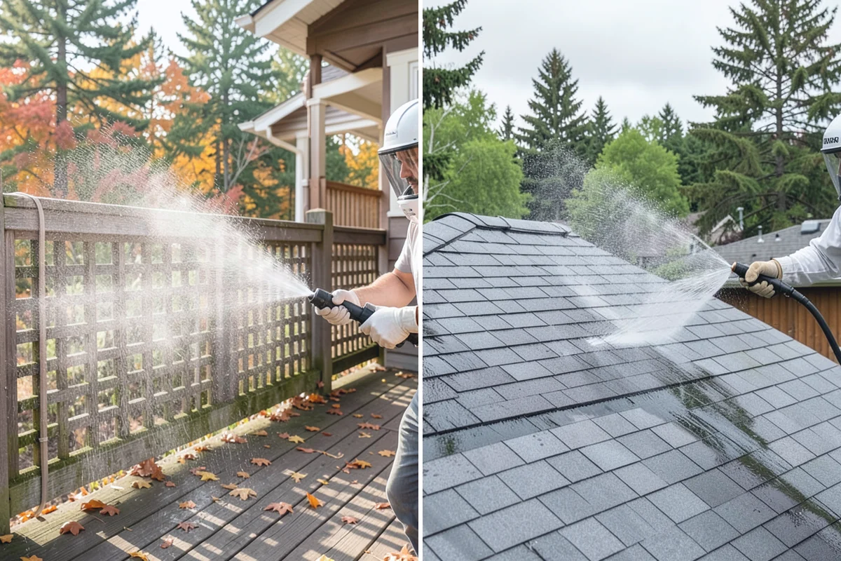 Annual Maintenance Washing in Wilkeson, Pierce County, WA - Review the property and note recurring problem areas