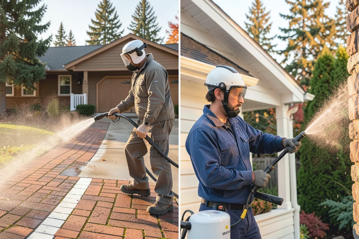Annual Maintenance Washing in Woodinville, King County, WA - Review the property and note recurring problem areas