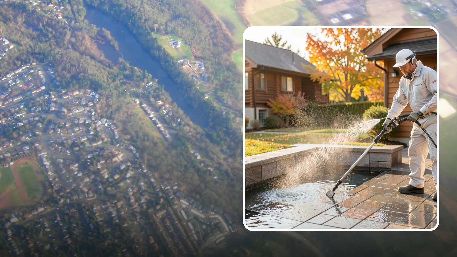 Anti-Slip Coating in Algona, King County, WA - Traction-enhancing anti-slip coatings and additives applied to walkways, steps, and pool surrounds to reduce slips on wet...