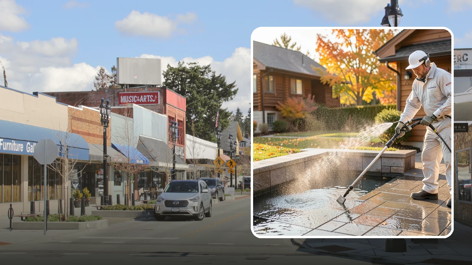 Anti-Slip Coating in Bothell, King County, WA - Traction-enhancing anti-slip coatings and additives applied to walkways, steps, and pool surrounds to reduce slips on wet...