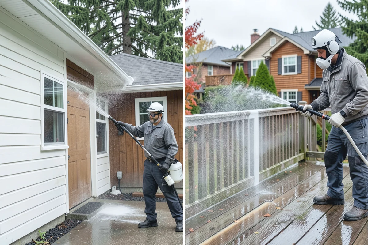 Anti-Slip Coating in Buckley, Pierce County, WA - Clean the surface and remove algae, film, and contaminants