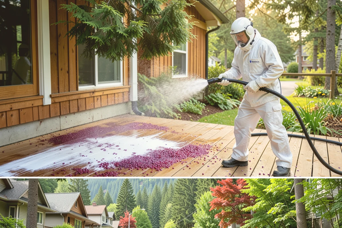 Anti-Slip Coating in Darrington, Snohomish County, WA - Apply anti-slip coatings in dry summer conditions so they cure properly before the slick, rainy season begins.