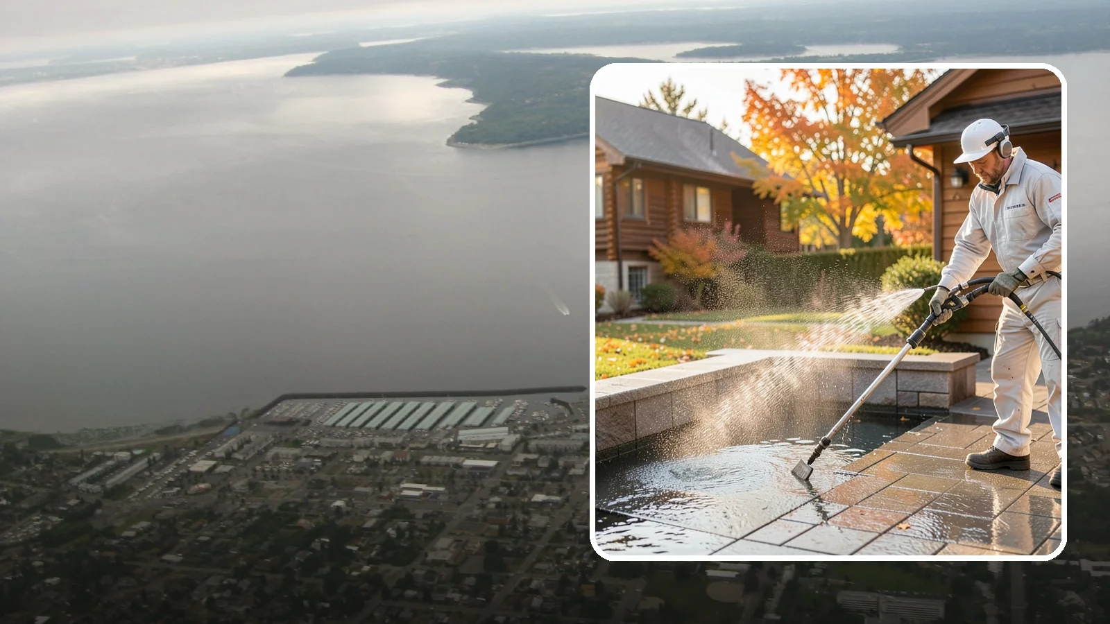 Anti-Slip Coating in Des Moines, King County, WA - Traction-enhancing anti-slip coatings and additives applied to walkways, steps, and pool surrounds to reduce slips on wet...