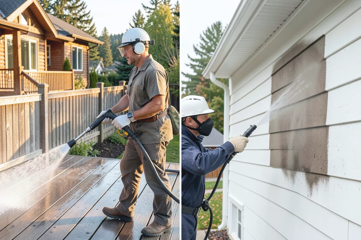 Anti-Slip Coating in Des Moines, King County, WA - Clean the surface and remove algae, film, and contaminants