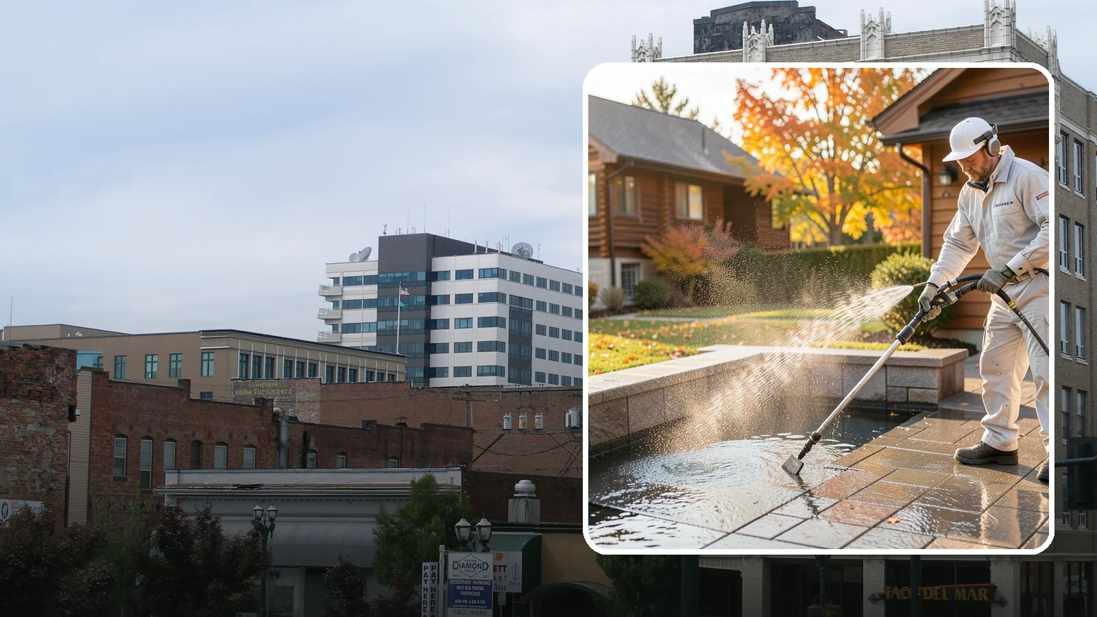 Anti-Slip Coating in Everett, Snohomish County, WA - Traction-enhancing anti-slip coatings and additives applied to walkways, steps, and pool surrounds to reduce slips on wet...