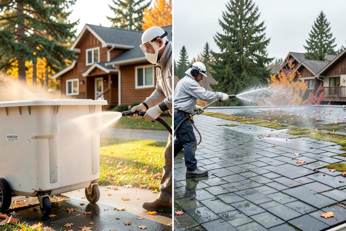 Anti-Slip Coating in Kenmore, King County, WA - Clean the surface and remove algae, film, and contaminants
