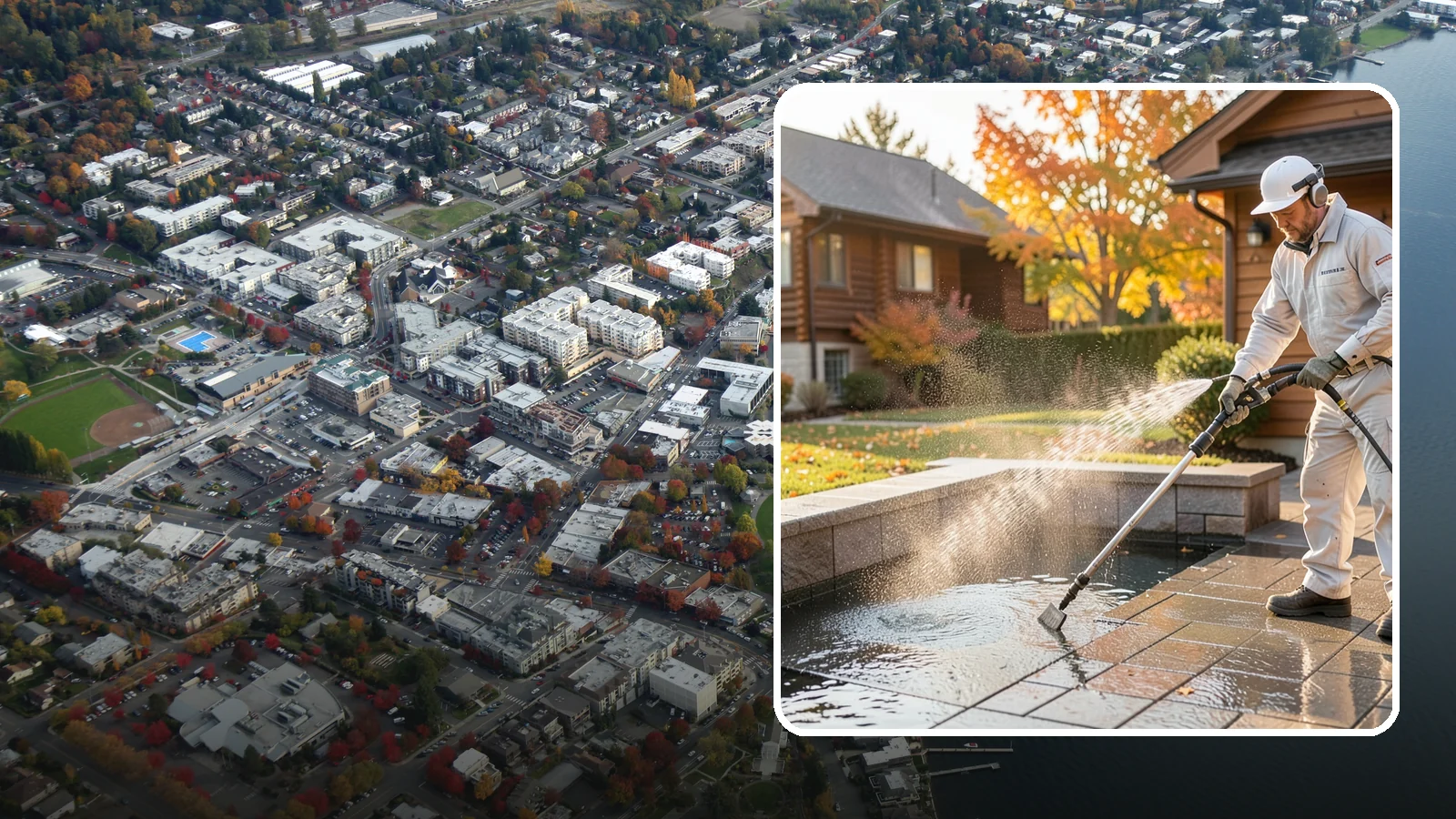 Anti-Slip Coating in Kirkland, King County, WA - Traction-enhancing anti-slip coatings and additives applied to walkways, steps, and pool surrounds to reduce slips on wet...