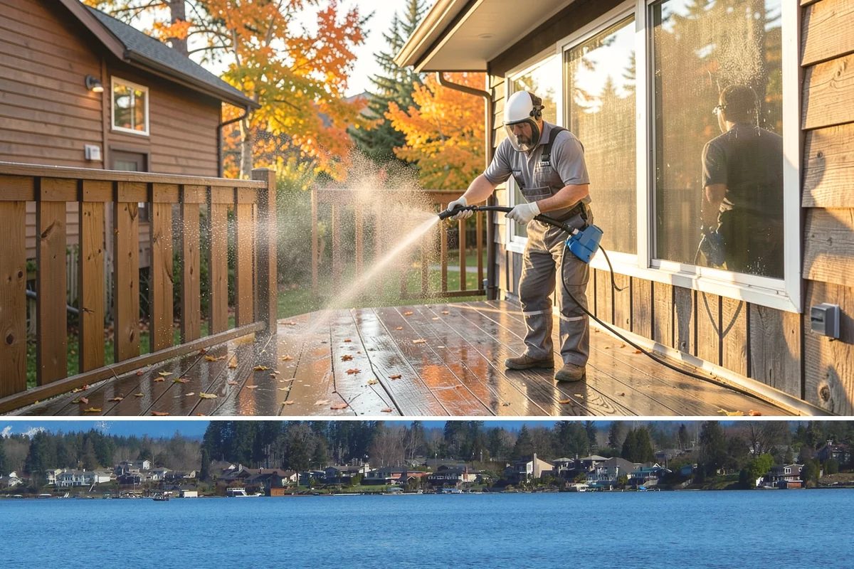 Anti-Slip Coating in Lake Stevens, Snohomish County, WA - Apply anti-slip coatings in dry summer conditions so they cure properly before the slick, rainy season begins.