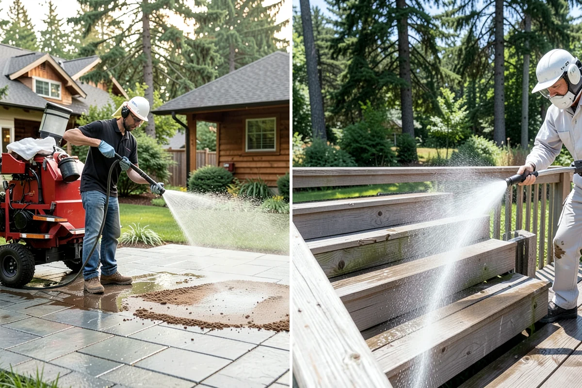 Anti-Slip Coating in Lakewood, Pierce County, WA - Clean the surface and remove algae, film, and contaminants