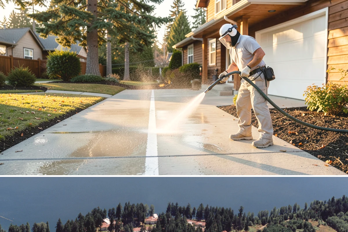 Anti-Slip Coating in Lakewood, Pierce County, WA - Apply anti-slip coatings in dry summer conditions so they cure properly before the slick, rainy season begins.