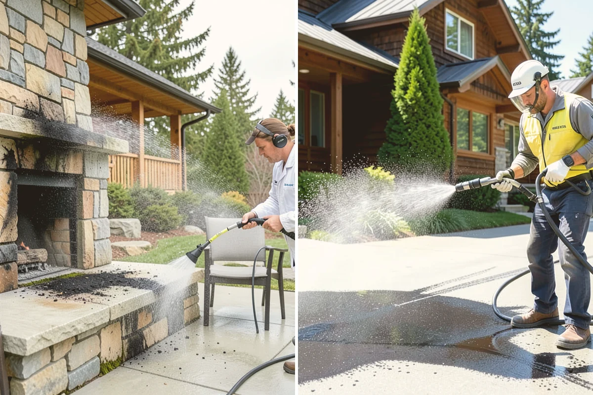 Anti-Slip Coating in Lynnwood, Snohomish County, WA - Clean the surface and remove algae, film, and contaminants