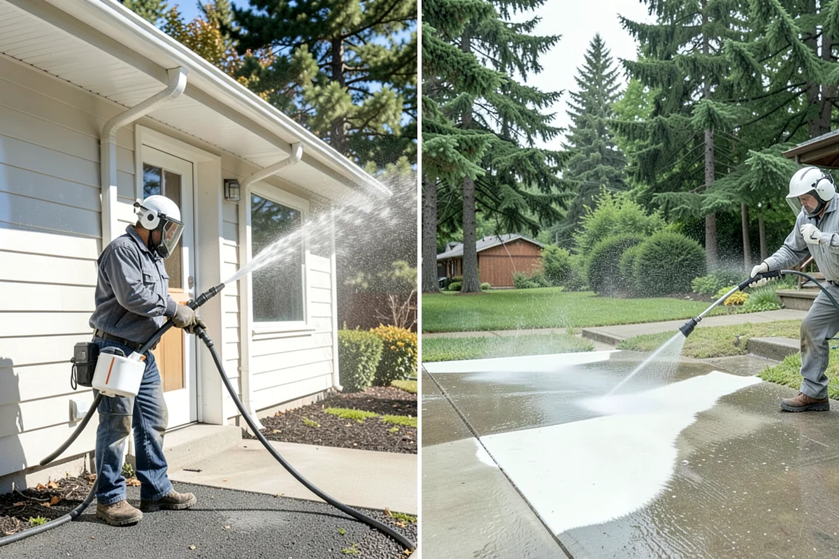 Anti-Slip Coating in Maple Valley, King County, WA - Clean the surface and remove algae, film, and contaminants