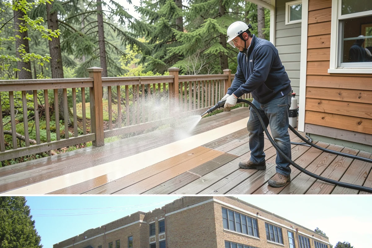 Anti-Slip Coating in Maple Valley, King County, WA - Apply anti-slip coatings in dry summer conditions so they cure properly before the slick, rainy season begins.