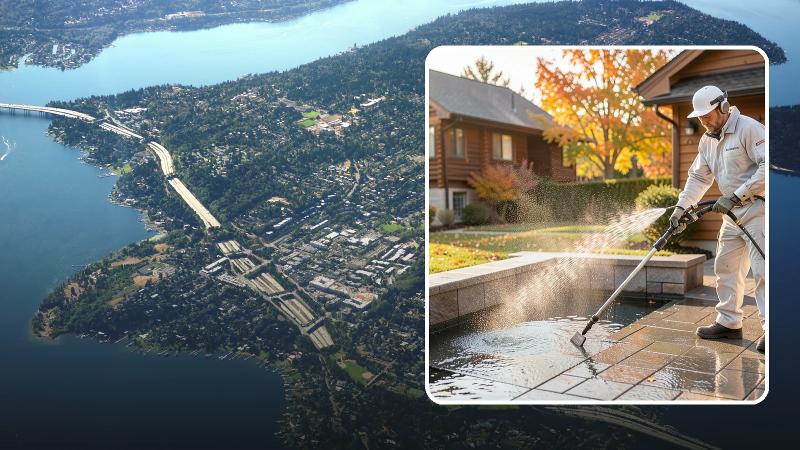 Anti-Slip Coating in Mercer Island, King County, WA - Traction-enhancing anti-slip coatings and additives applied to walkways, steps, and pool surrounds to reduce slips on wet...