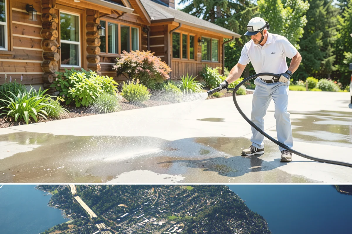 Anti-Slip Coating in Mercer Island, King County, WA - Apply anti-slip coatings in dry summer conditions so they cure properly before the slick, rainy season begins.