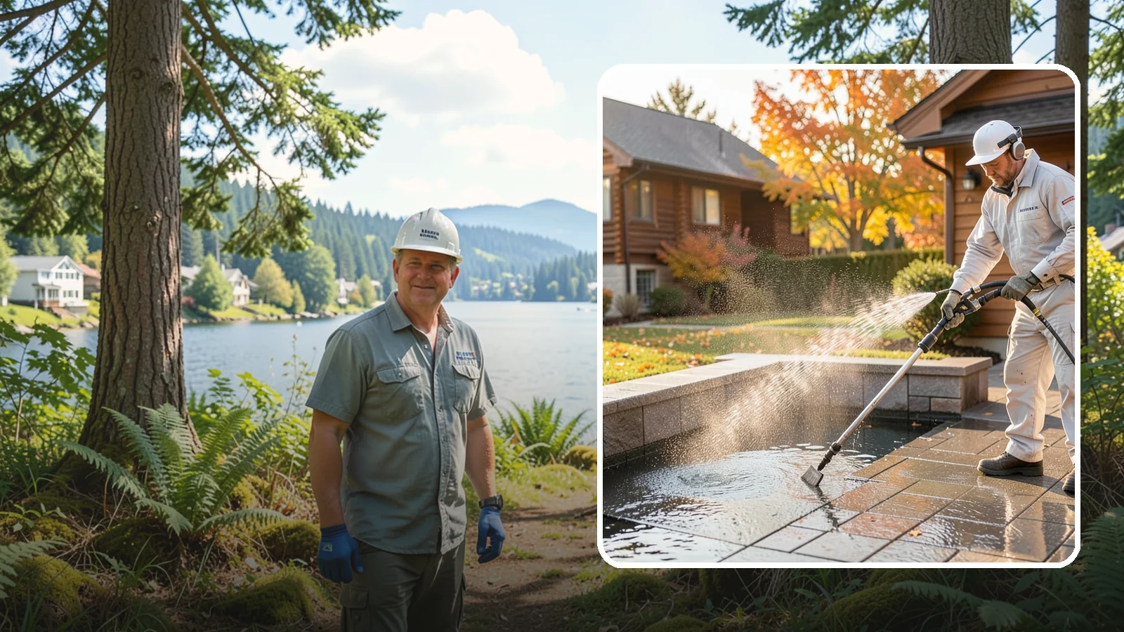 Anti-Slip Coating in Milton, King County, WA - Traction-enhancing anti-slip coatings and additives applied to walkways, steps, and pool surrounds to reduce slips on wet...