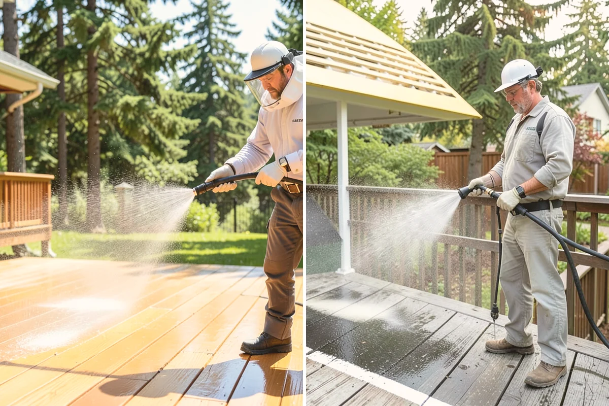 Anti-Slip Coating in Milton, King County, WA - Clean the surface and remove algae, film, and contaminants