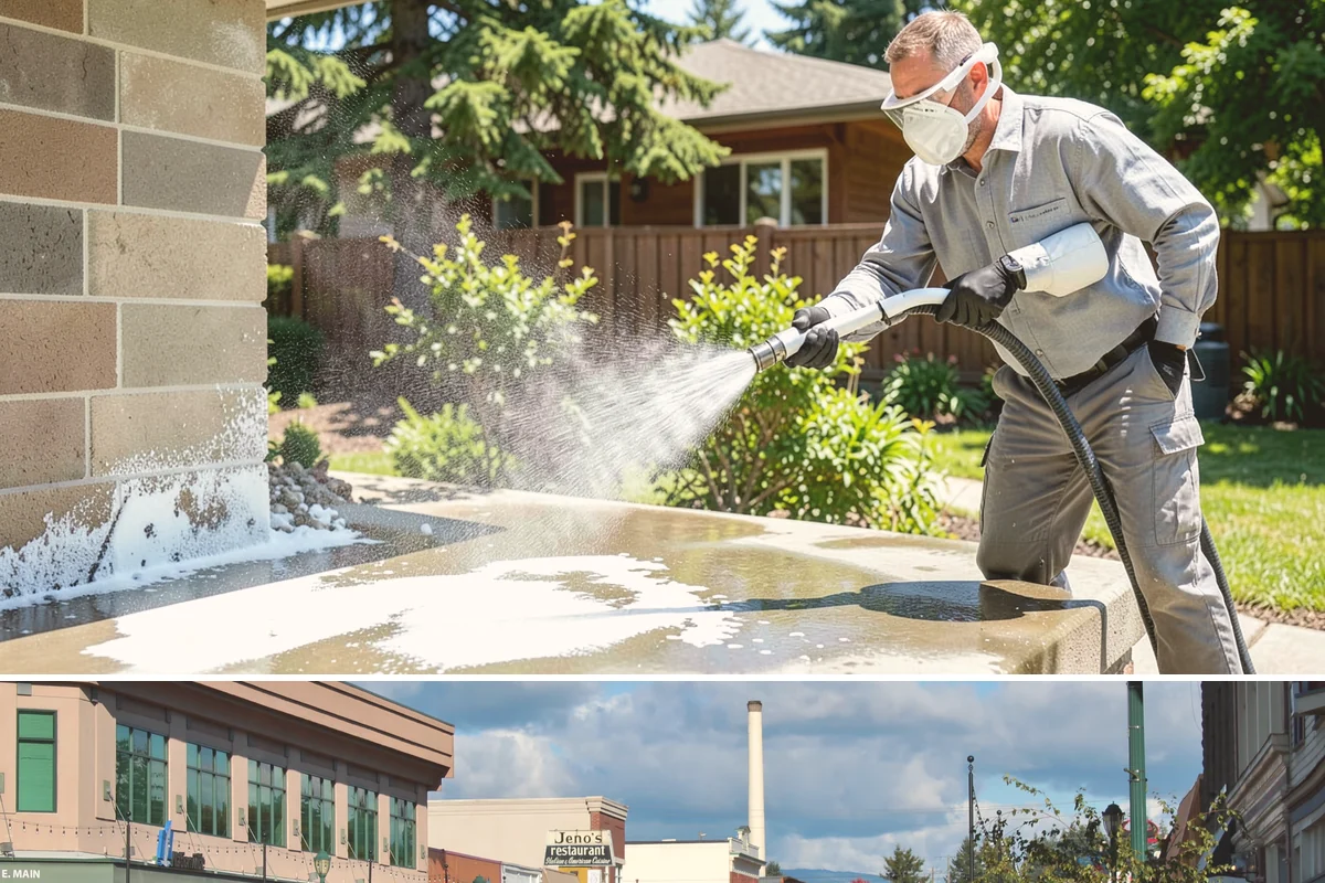 Anti-Slip Coating in Monroe, Snohomish County, WA - Apply anti-slip coatings in dry summer conditions so they cure properly before the slick, rainy season begins.