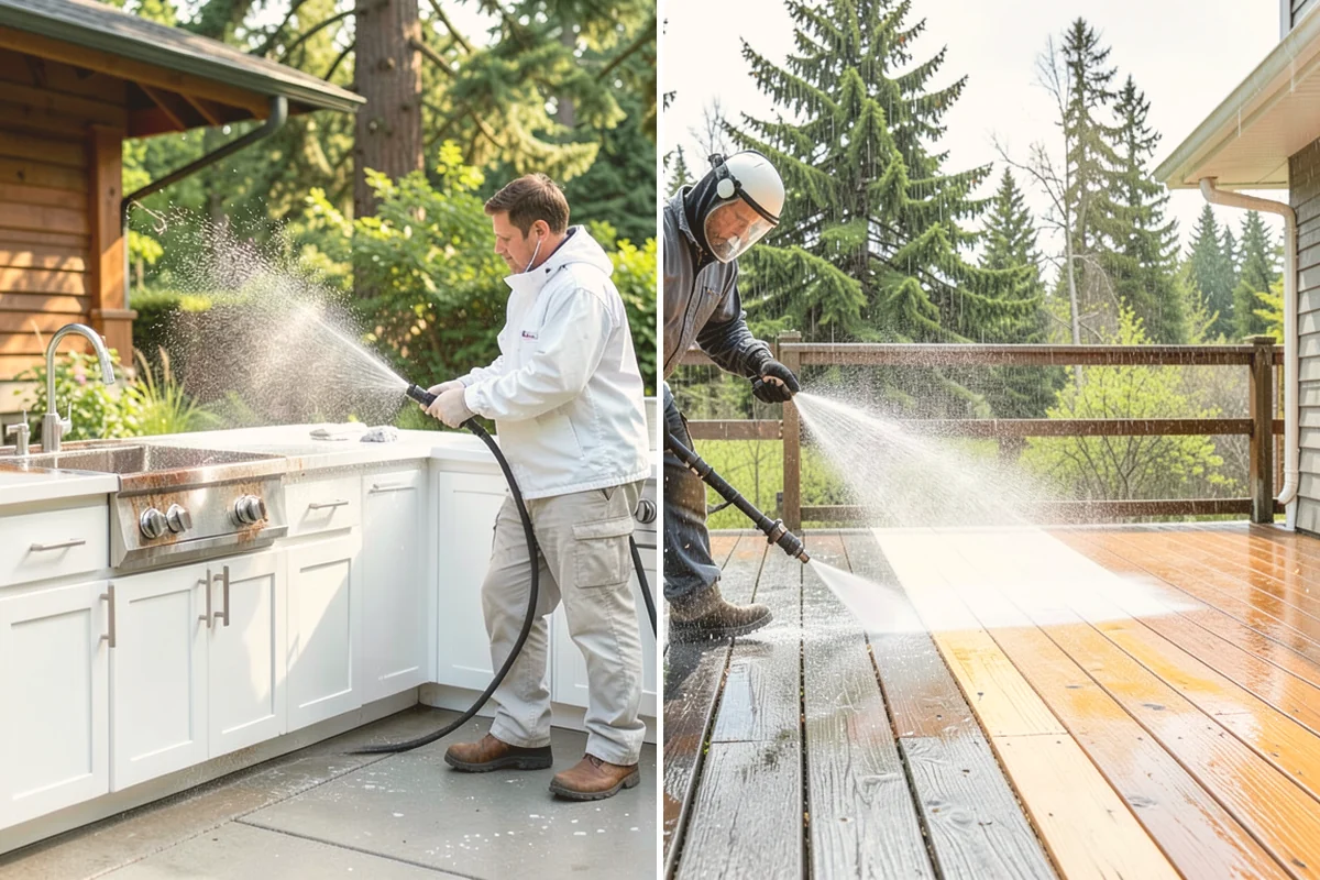 Anti-Slip Coating in Mount Vernon, Skagit County, WA - Clean the surface and remove algae, film, and contaminants