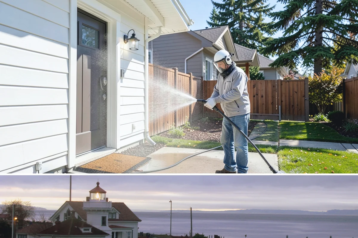 Anti-Slip Coating in Mukilteo, Snohomish County, WA - Apply anti-slip coatings in dry summer conditions so they cure properly before the slick, rainy season begins.