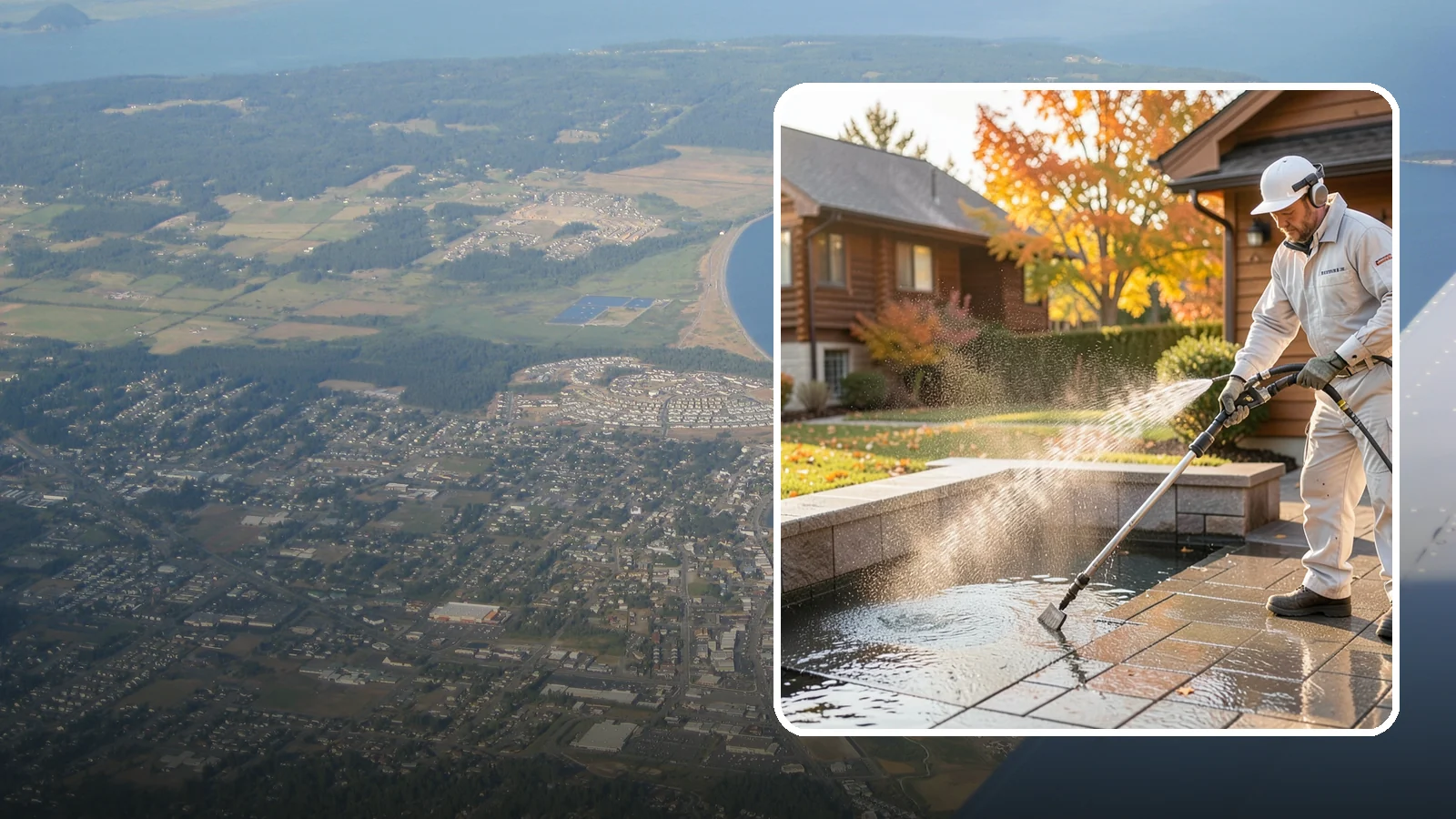 Anti-Slip Coating in Oak Harbor, Island County, WA - Traction-enhancing anti-slip coatings and additives applied to walkways, steps, and pool surrounds to reduce slips on wet...