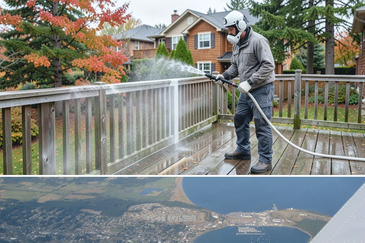 Anti-Slip Coating in Oak Harbor, Island County, WA - Apply anti-slip coatings in dry summer conditions so they cure properly before the slick, rainy season begins.