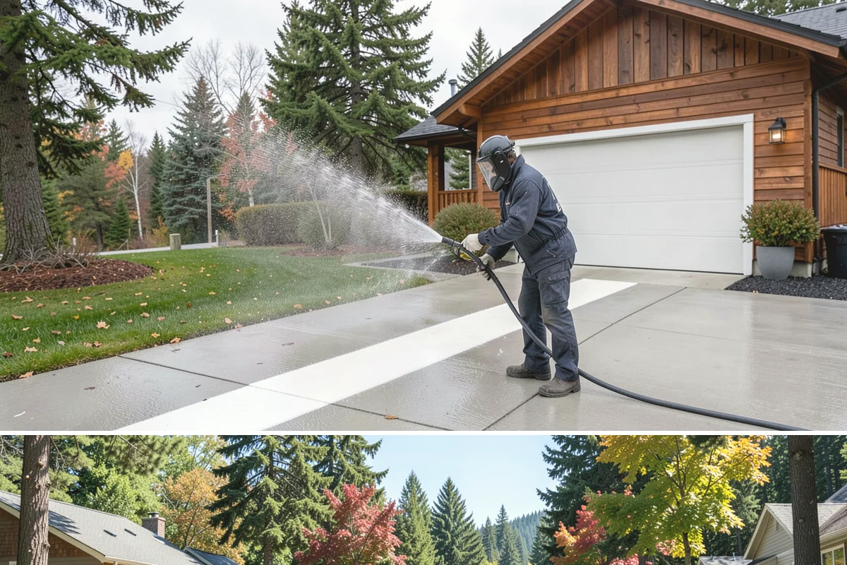 Anti-Slip Coating in Orting, Pierce County, WA - Apply anti-slip coatings in dry summer conditions so they cure properly before the slick, rainy season begins.