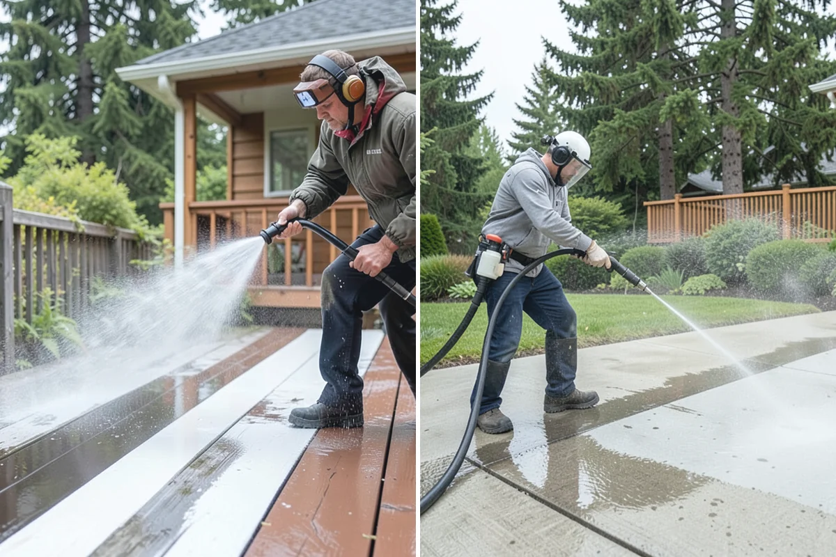 Anti-Slip Coating in Renton, King County, WA - Clean the surface and remove algae, film, and contaminants