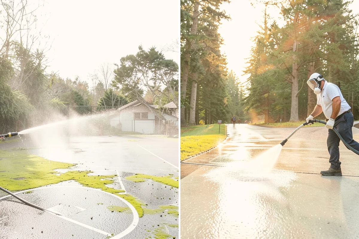 Anti-Slip Coating in Sammamish, King County, WA - Clean the surface and remove algae, film, and contaminants