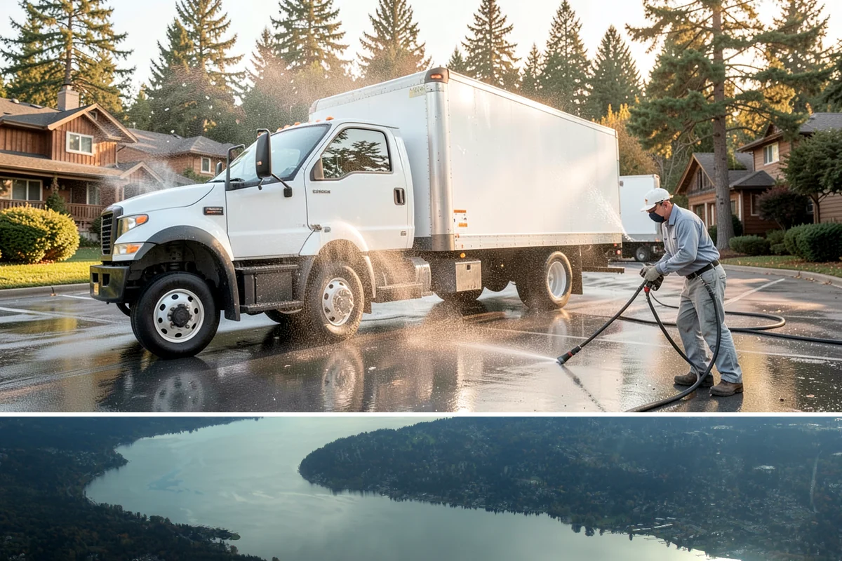 Anti-Slip Coating in Sammamish, King County, WA - Apply anti-slip coatings in dry summer conditions so they cure properly before the slick, rainy season begins.