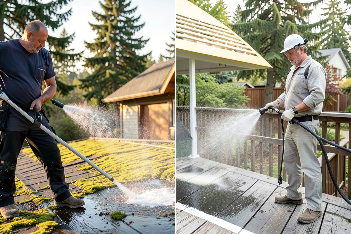 Anti-Slip Coating in Sedro-Woolley, Skagit County, WA - Clean the surface and remove algae, film, and contaminants