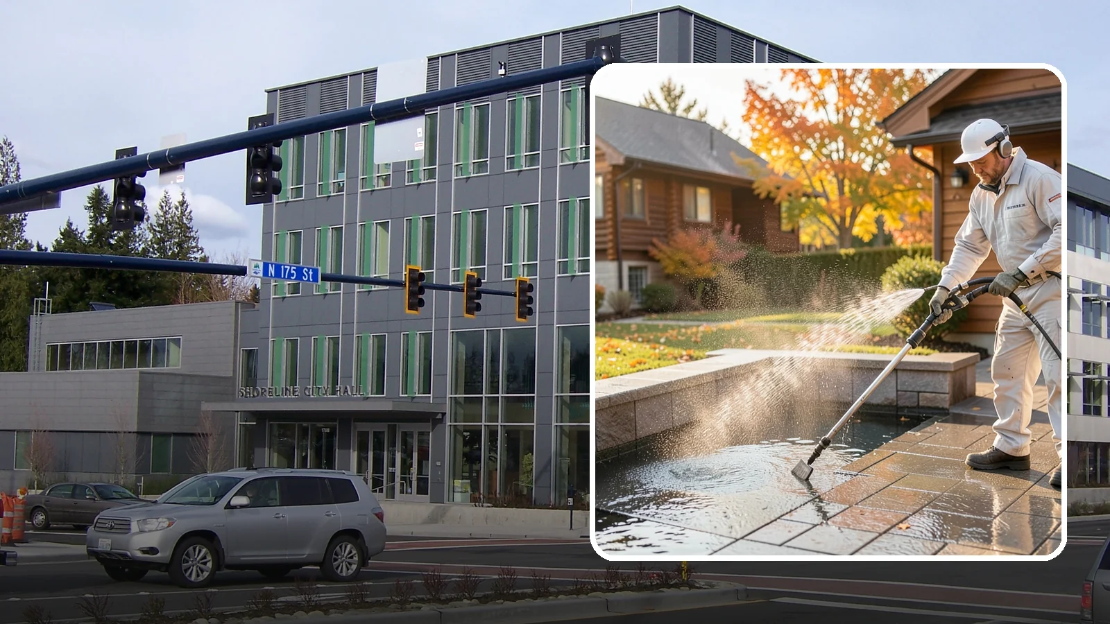 Anti-Slip Coating in Shoreline, King County, WA - Traction-enhancing anti-slip coatings and additives applied to walkways, steps, and pool surrounds to reduce slips on wet...