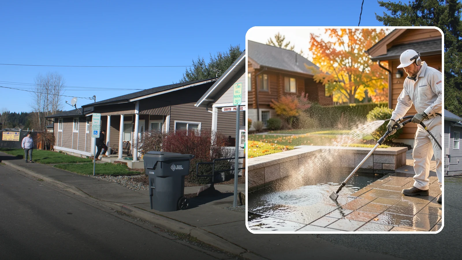Anti-Slip Coating in South Prairie, Pierce County, WA - Traction-enhancing anti-slip coatings and additives applied to walkways, steps, and pool surrounds to reduce slips on wet...
