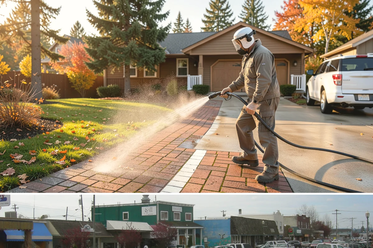 Anti-Slip Coating in Stanwood, Snohomish County, WA - Apply anti-slip coatings in dry summer conditions so they cure properly before the slick, rainy season begins.