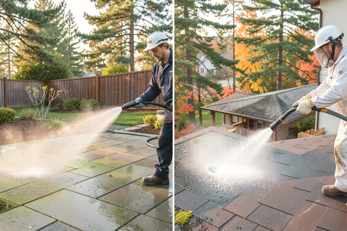 Anti-Slip Coating in Steilacoom, Pierce County, WA - Clean the surface and remove algae, film, and contaminants