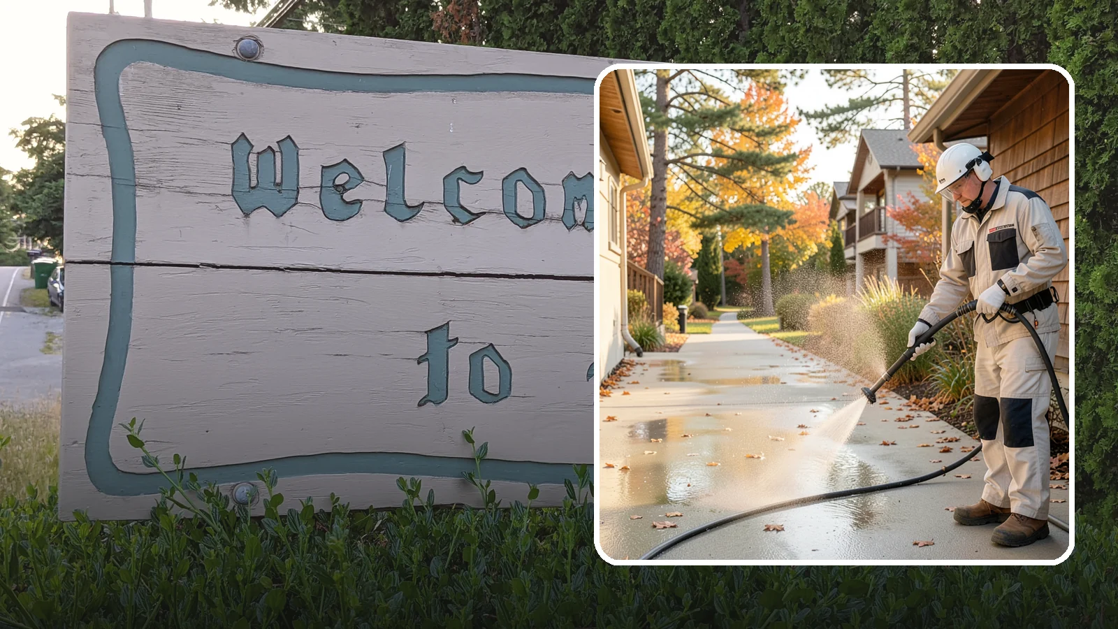 Apartment Breezeway Cleaning in Brier, Snohomish County, WA - Cleaning of apartment breezeways and shared corridors that clears dirt, spills, cobwebs, and algae from the walkways residents...