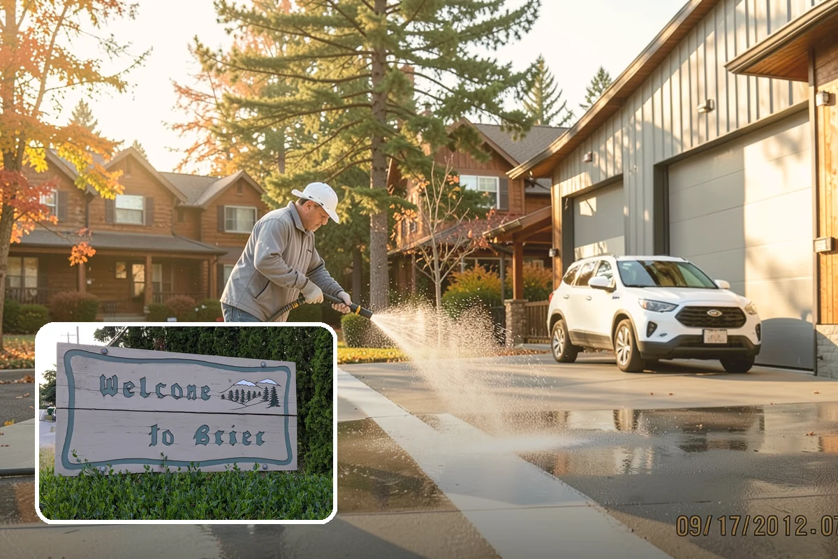 Apartment Breezeway Cleaning in Brier, Snohomish County, WA - Clears slick algae from covered corridor floors
