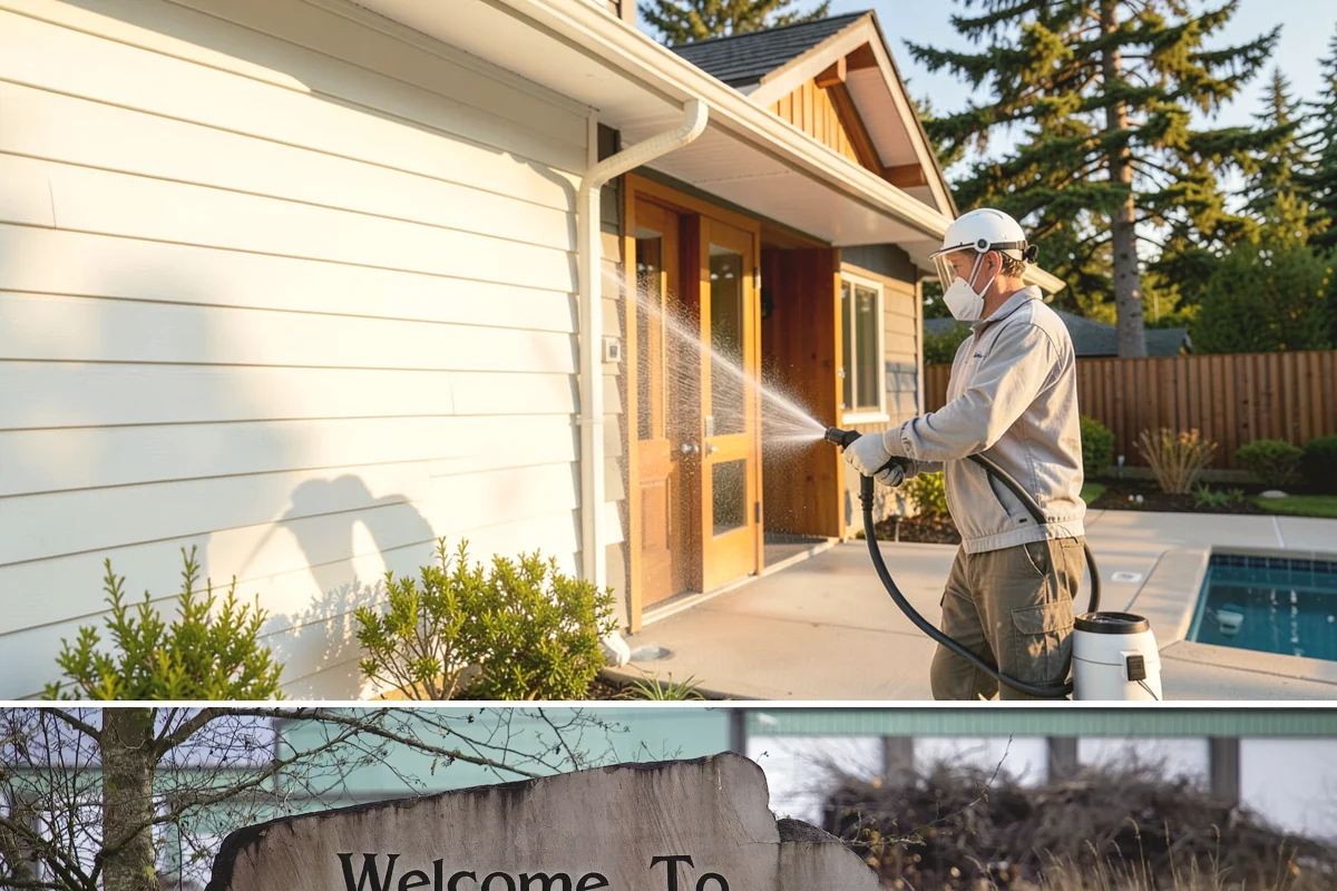 Apartment Breezeway Cleaning in Buckley, Pierce County, WA - Quarterly cleaning keeps breezeways safe year-round, with extra visits in fall and winter when damp corridors grow algae fastest.