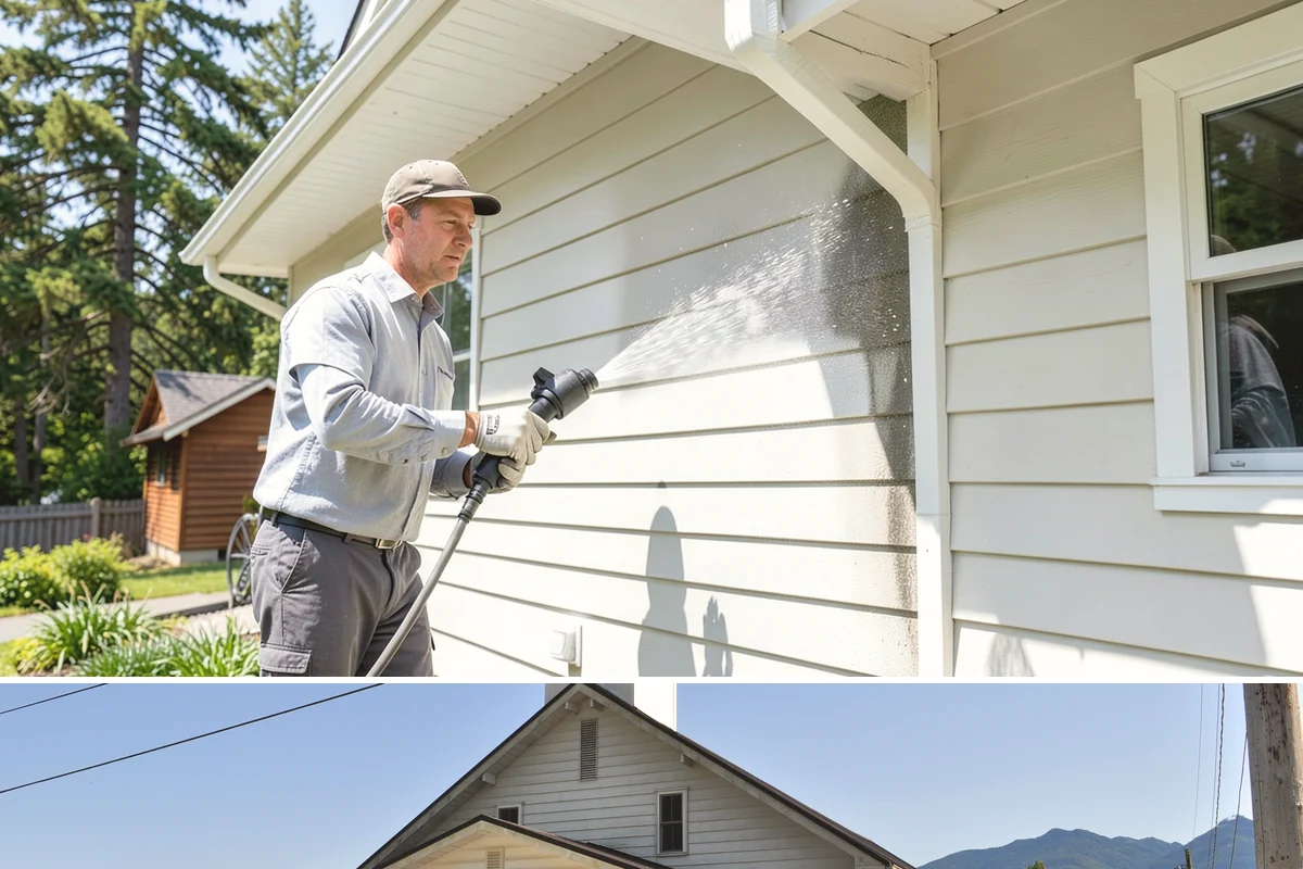 Apartment Breezeway Cleaning in Concrete, Skagit County, WA - Quarterly cleaning keeps breezeways safe year-round, with extra visits in fall and winter when damp corridors grow algae fastest.
