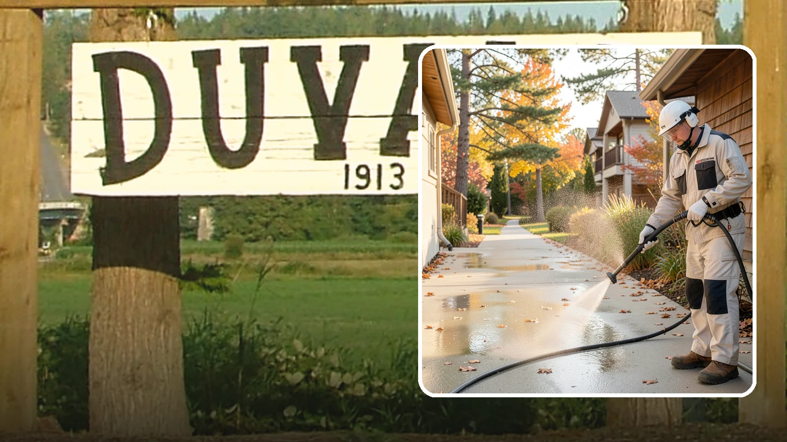 Apartment Breezeway Cleaning in Duvall, King County, WA - Cleaning of apartment breezeways and shared corridors that clears dirt, spills, cobwebs, and algae from the walkways residents...