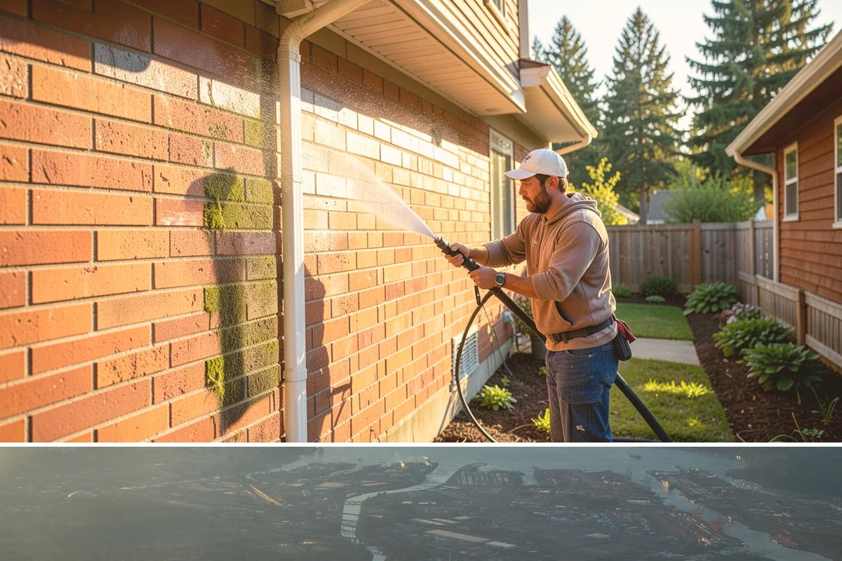 Apartment Breezeway Cleaning in Fife, Pierce County, WA - Quarterly cleaning keeps breezeways safe year-round, with extra visits in fall and winter when damp corridors grow algae fastest.