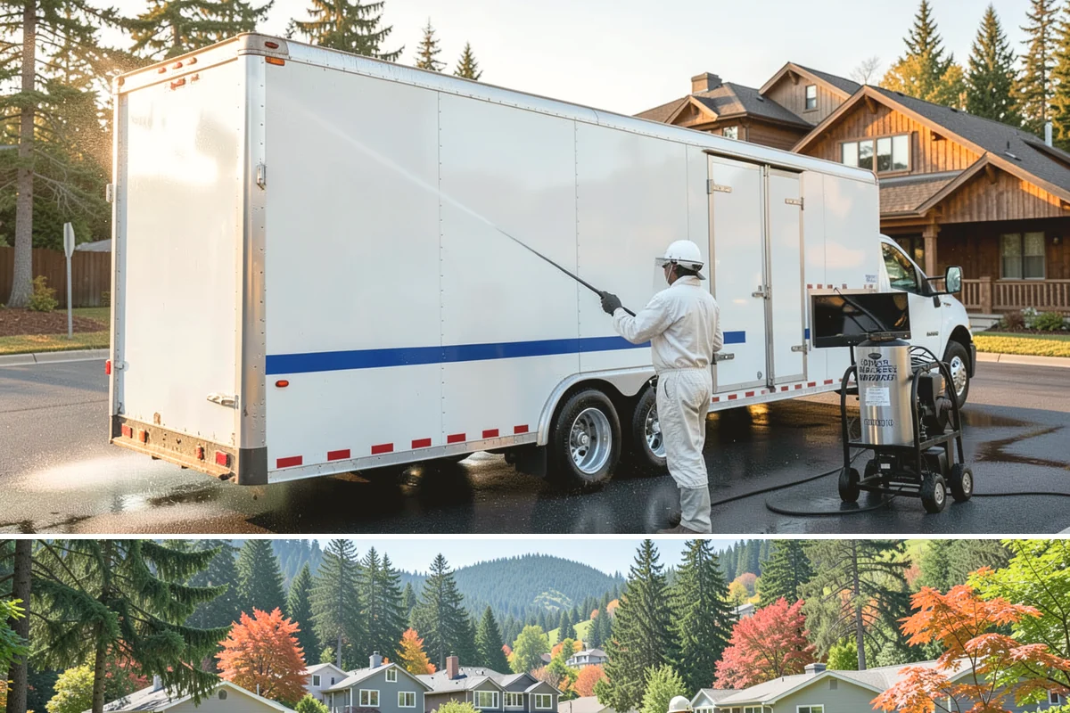 Apartment Breezeway Cleaning in Fircrest, Pierce County, WA - Quarterly cleaning keeps breezeways safe year-round, with extra visits in fall and winter when damp corridors grow algae fastest.