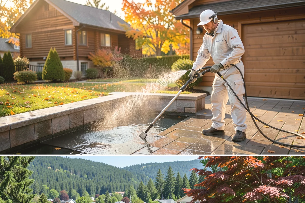 Apartment Breezeway Cleaning in Index, Snohomish County, WA - Quarterly cleaning keeps breezeways safe year-round, with extra visits in fall and winter when damp corridors grow algae fastest.