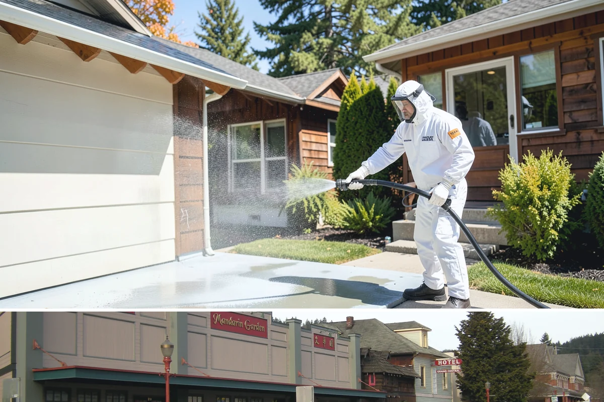 Apartment Breezeway Cleaning in Issaquah, King County, WA - Quarterly cleaning keeps breezeways safe year-round, with extra visits in fall and winter when damp corridors grow algae fastest.