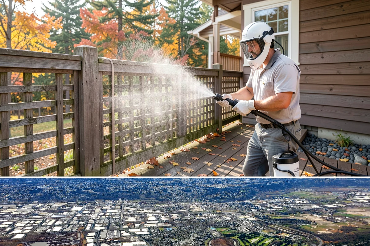 Apartment Breezeway Cleaning in Kent, King County, WA - Quarterly cleaning keeps breezeways safe year-round, with extra visits in fall and winter when damp corridors grow algae fastest.