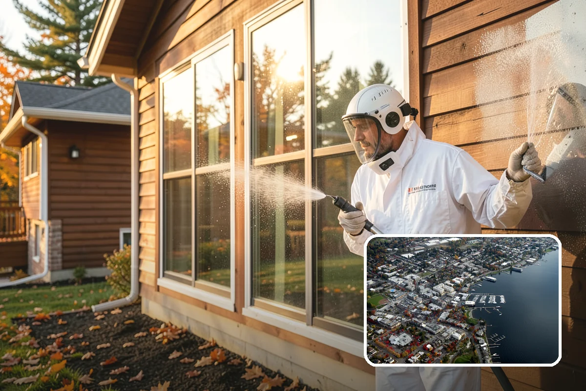 Apartment Breezeway Cleaning in Kirkland, King County, WA - Clears slick algae from covered corridor floors