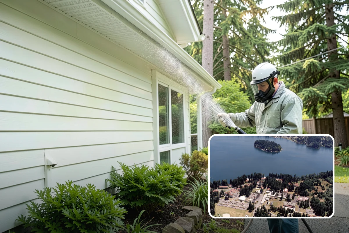 Apartment Breezeway Cleaning in Lakewood, Pierce County, WA - Clears slick algae from covered corridor floors